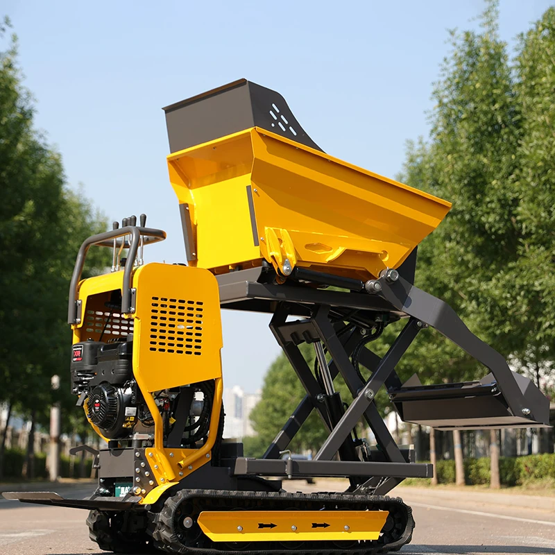 Chinese Factories Supply Self Loading Mini Dumper 500 Kg Small Crawler ...