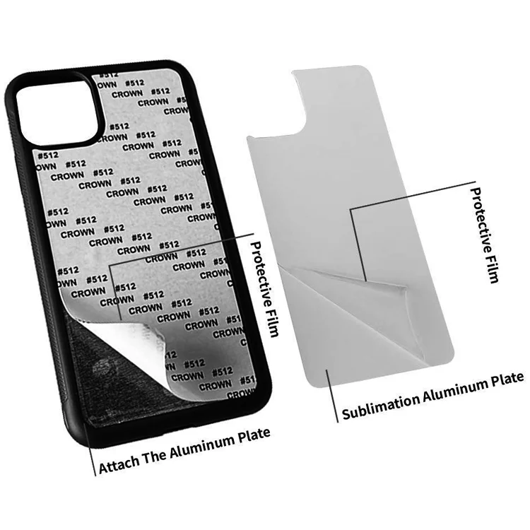 2D Sublimation Blank Phone case for iphone Sublimation case for samsung Blank Sublimation Cell Phone case for xiaomi