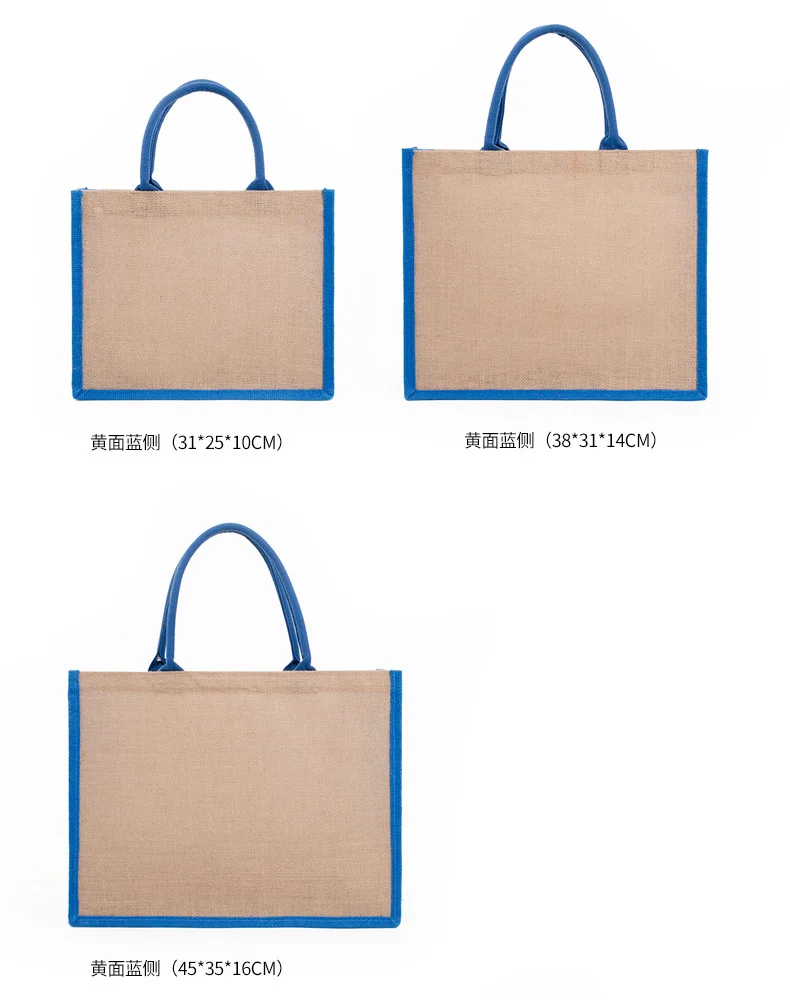 Christmas Custom Name Wedding Beach Bride Medium Cotton/Canvas Handled Tote Bag with Letter Logo for Advertising factory