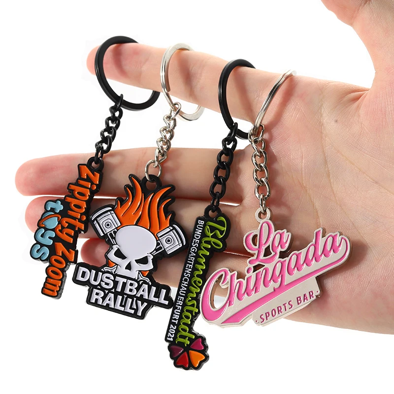 Fashion Cool Car Keychain Zinc Alloy Metal Key Chain Custom 2d 3D Car ...