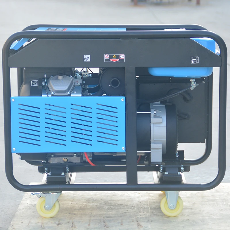 Bison Professional 10Kw 1000W Petrol Gasoline Generator Single Phase 110V 220V 380V 50Hz 60Hz Frequency DC Output supplier