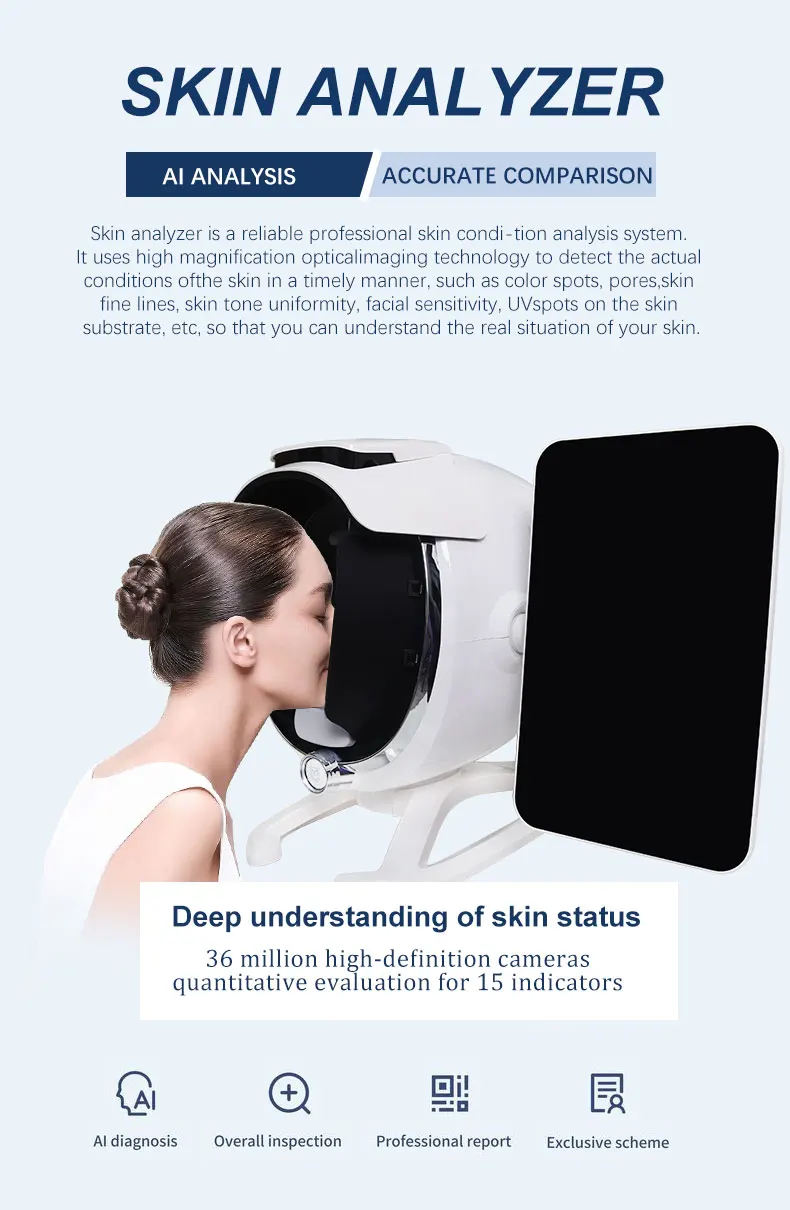 AI Smart 3D Facial Skin Analysis Machine - 28M Pixels Hae5604d70c074161a178069b255bad8bv