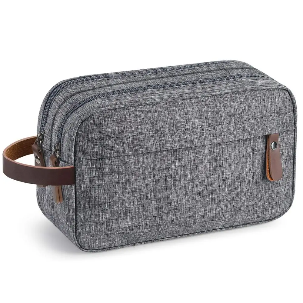 BAGSMART Toiletry Bag For Men Canvas Travel Toiletry Organizer Dopp Kit