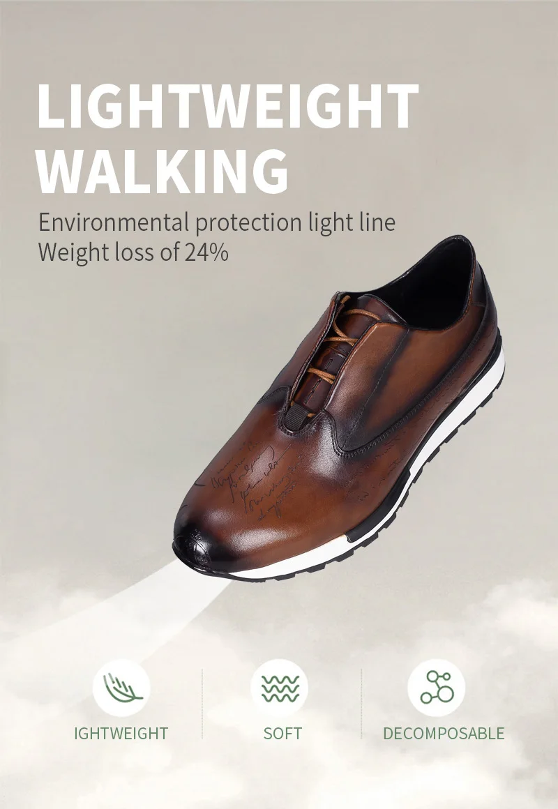 Genuine Leather Men's Shoes Spring And Autumn Tide Shoes 2023 New