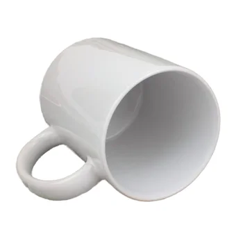 11 oz high quality C- shaped handle coated sublimation White Cup heat transfer ceramic cup