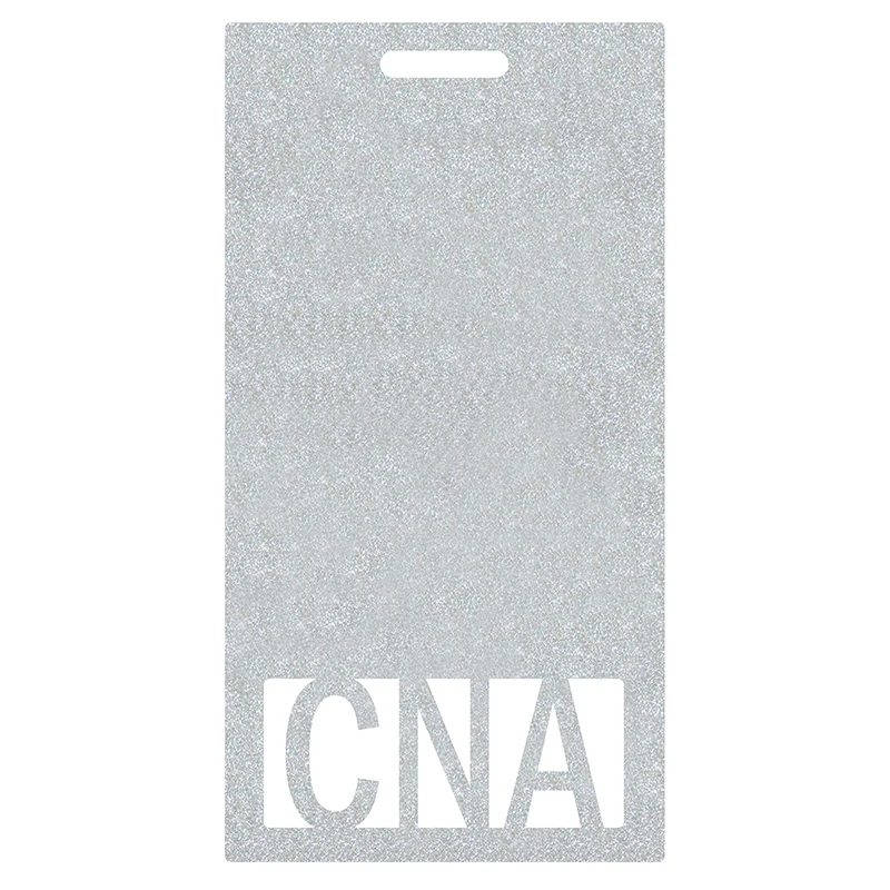 Customized CNA Glitter ID Card Badge