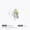Colorful oil dripping conch