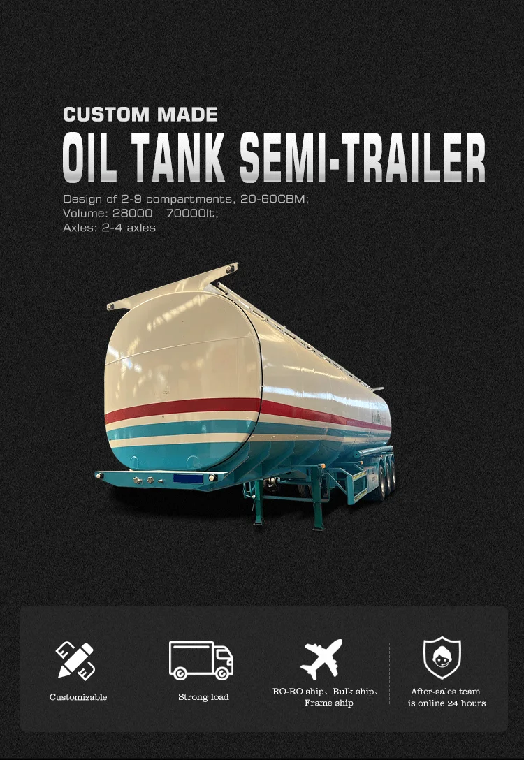 Used Semitrailer Crude Oil Fuel Tanker Truck Trailers For Sale Used 3