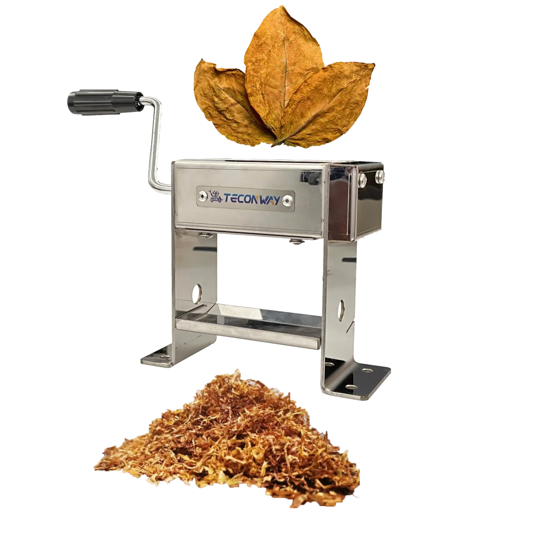 mini tobacco cutting machine Stainless Steel Hand Operation Portable Mini Tobacco Leaf Shredder Machine  for Personal Use Cutting Leaves