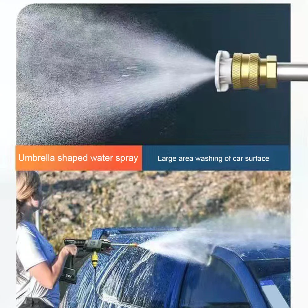 Wireless High Pressure Car Wash Washer Gun Foam Generator Water Gun Spray Cleaner Car Wash for Auto Home Garden Watering Gun