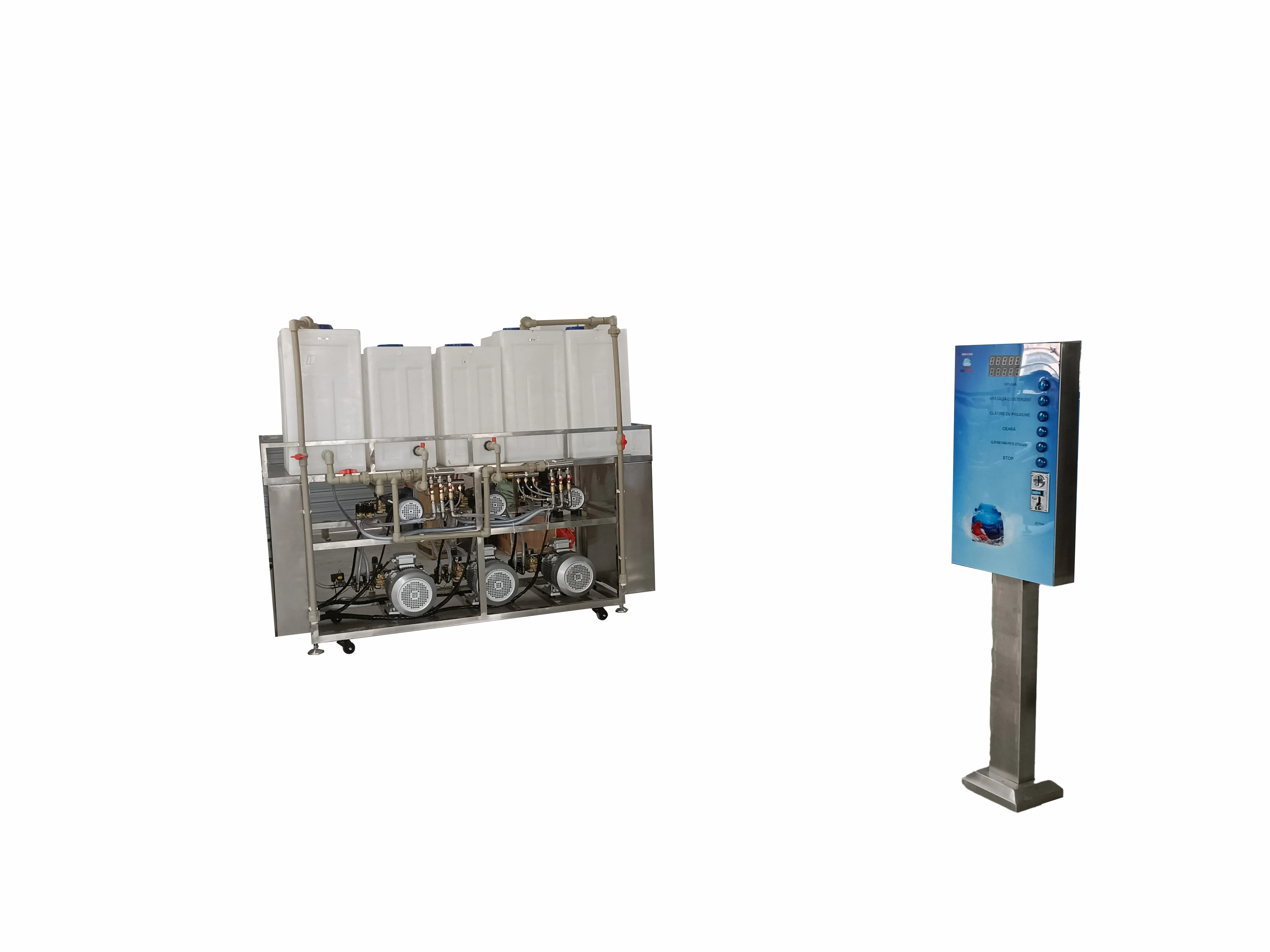 Multifunction Service Station Machine Car Wash Equipment Coin Operated Car Wash Station