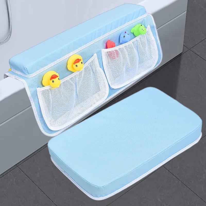 Bathroom Time Bath Kneeler Mat for Mom Tub Bathing Kneeler with Elbow Pad Rest Set details