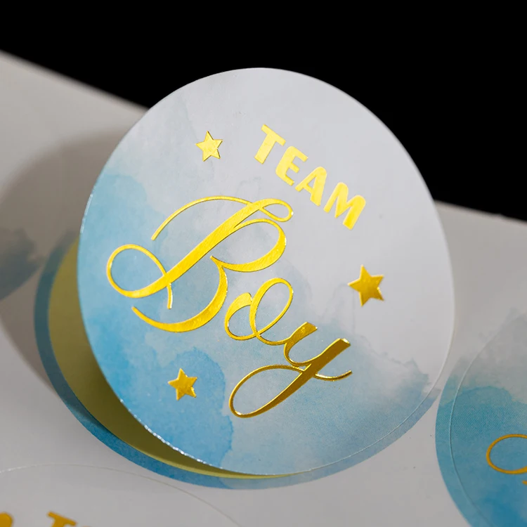 Custom Small Waterproof Gold Foil Round Brand Logo Sticker Printing Wholesale Personalizados Self-adhsive Label Stickers Sheet