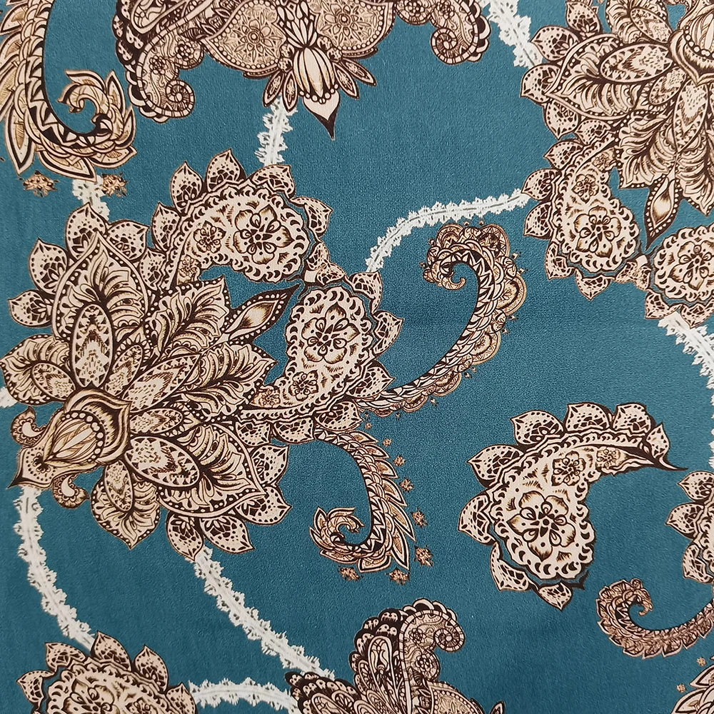 ヨーロッパの花柄新素材シルクネス100gsm織りプリントキュプラビスコース生地高級衣類用 Buy キュプラ生地 プリントビスコース生地 プリントキュプラビスコース生地 Product On Alibaba Com