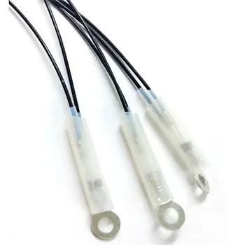 100K  3950 NTC  temperature  sensor  ground  ring probe, UL1332-30  wire  length 60 plus or minus 2MM, tin 3