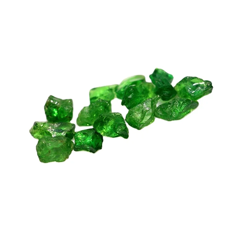 10k Or Rose Genuine Emerald-Cut smoky quartz collier pendentif