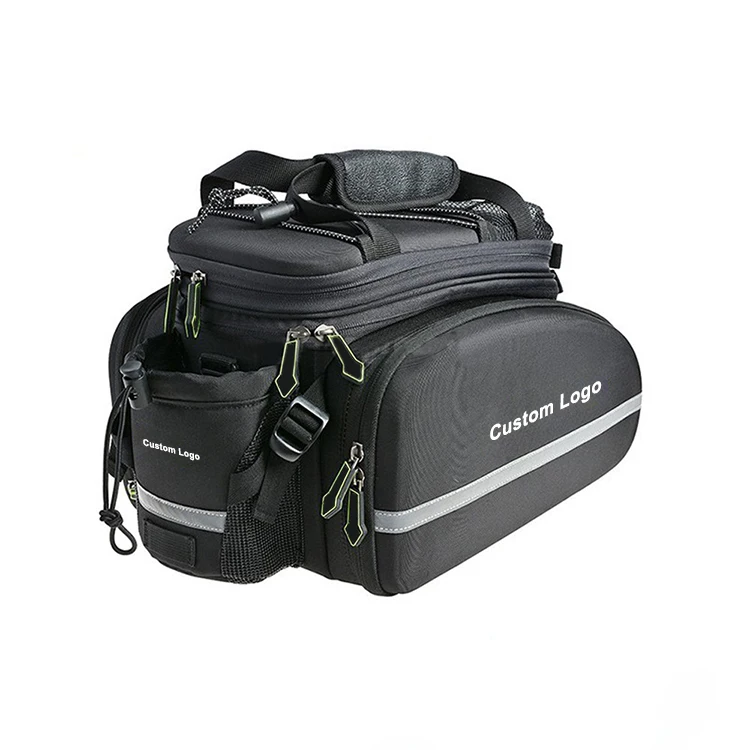 CBR Custom Logo Cycling Rear Saddle Pack Multi-function Bags 3 in 1 Bicycle Rear Carrier Bag Rear Pack Trunk Bike Pannier Bag