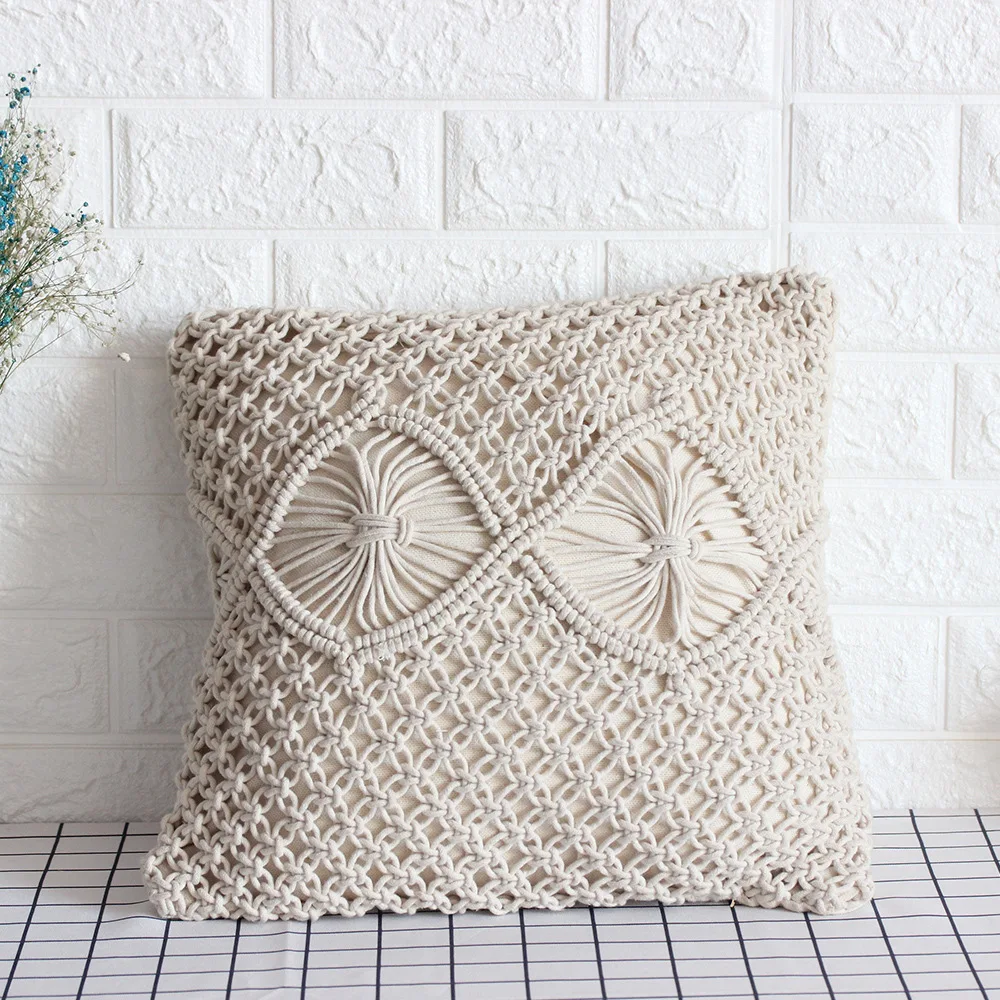 macrame cushion pattern