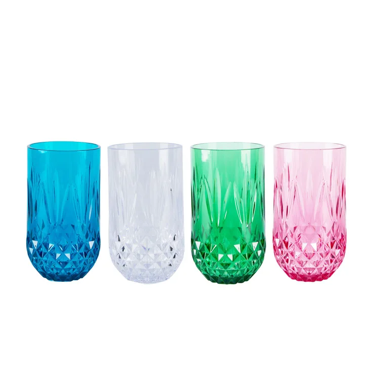 Wholesale Plastic Drinking Glasses Custom Color Highball Glasses Buy