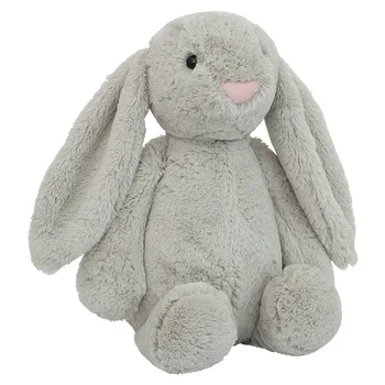Wholesale Hot Selling  Factory Directly Children Gifts Girls Rabbit Stuffed Doll Long Ears Bunny Short Plush Toys