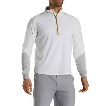 Men Quick-Dry Active Sports Shirts Quarter Zip Long Sleeve Golf Running Pullover Tops Outdoor Sweatshirt