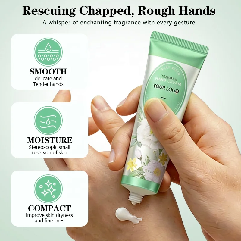 glutathione hand cream OEM Jasmine Scented Whitening Hand Cream With Glutathione and Collagen  Moisturizing Lightening Cream for Dry Skin Private Label