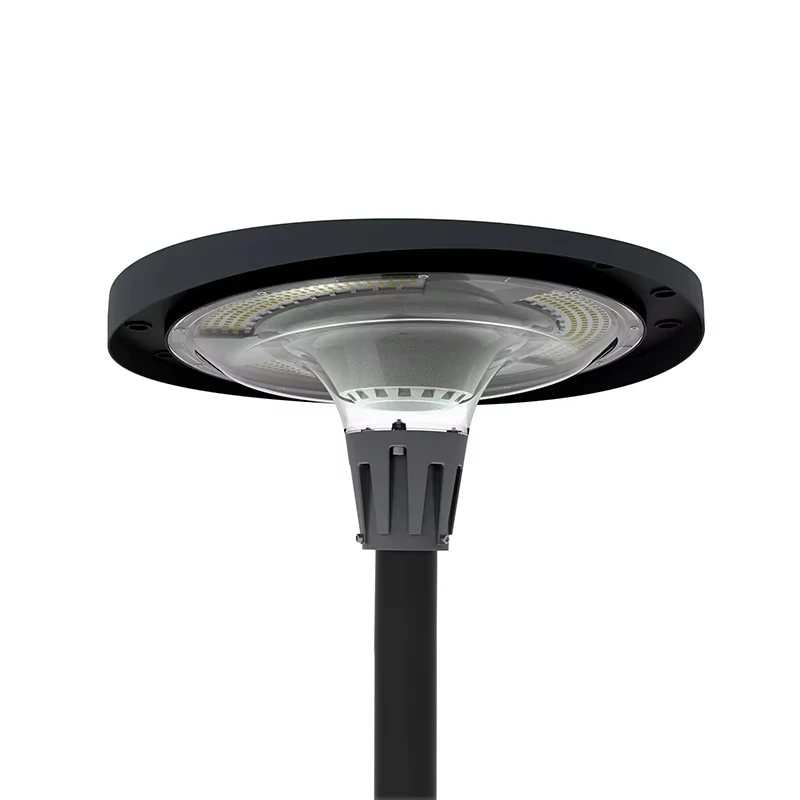 product ufo shape round die casting aluminum led solar street garden light with rgb white warm white-40