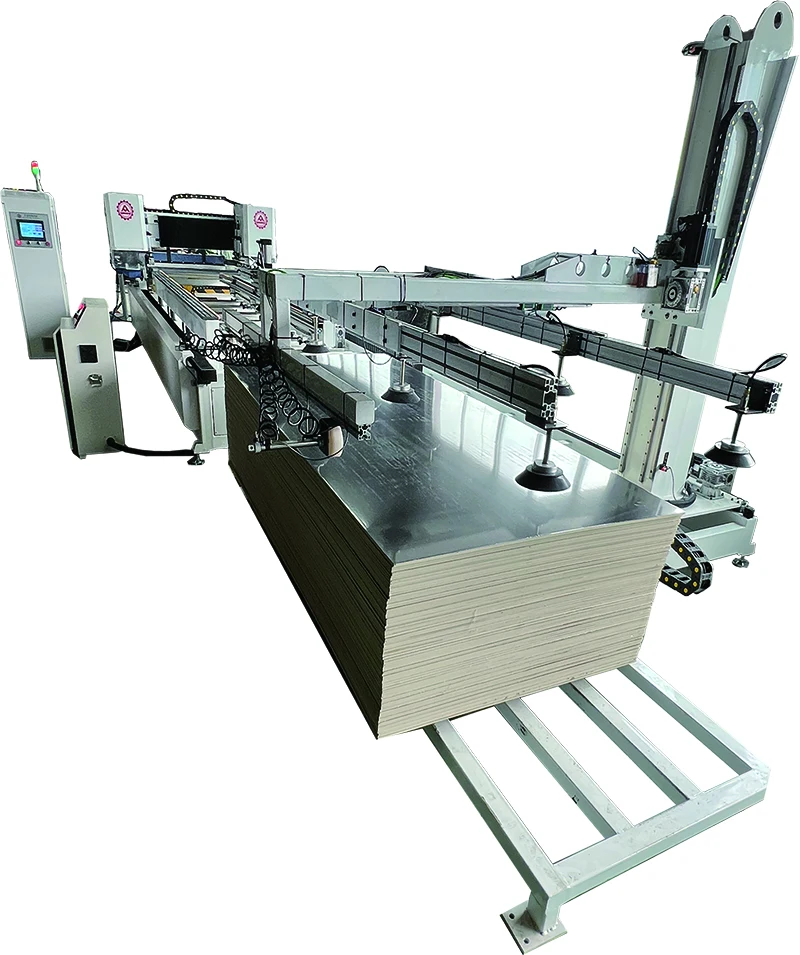 High Speed Automatic Wallboard Slotting Machine CNC Wood Veneer Slotting Machine