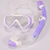 Purple and white set - transparent silicone