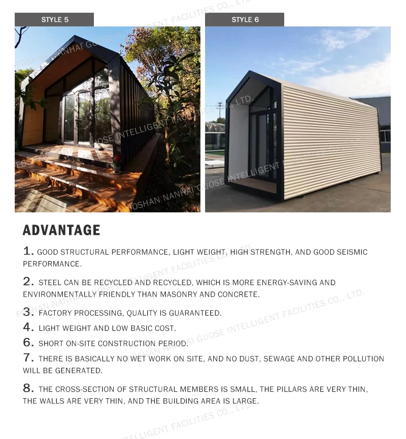Low Cost Ready Made Prefab House - 2 Bedroom Modular Homes