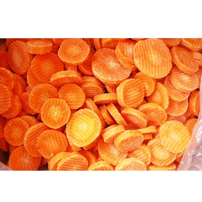 IQF Fagyasztott sárgarépa szeletek, Fagyasztott sárgarépa granulátum