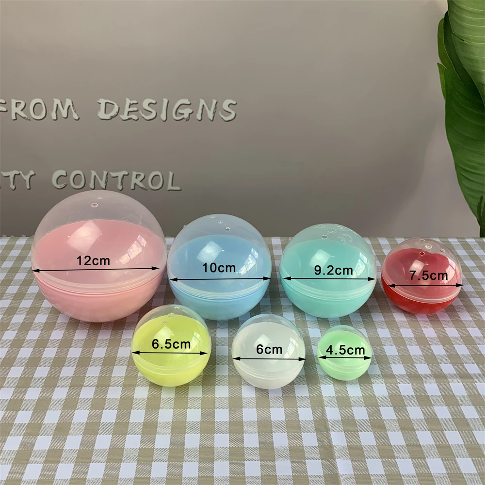 Wholesale Multiple Sizes Openable 25 Mm 32mm 35mm Tiny Egg Shell Classic Plastic Empty Capsules Toy for Vending Machine