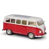 1963 volkswagen t1 bus rojo y blanco