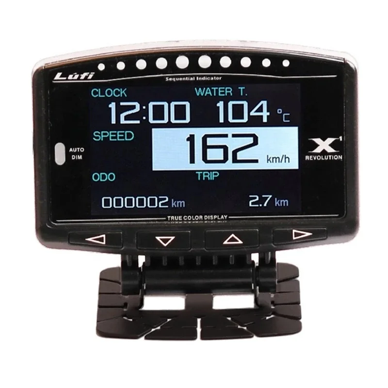 Lufi X1 Revolution OBD2 Smart Multi Meter Gauge: Monitor Water