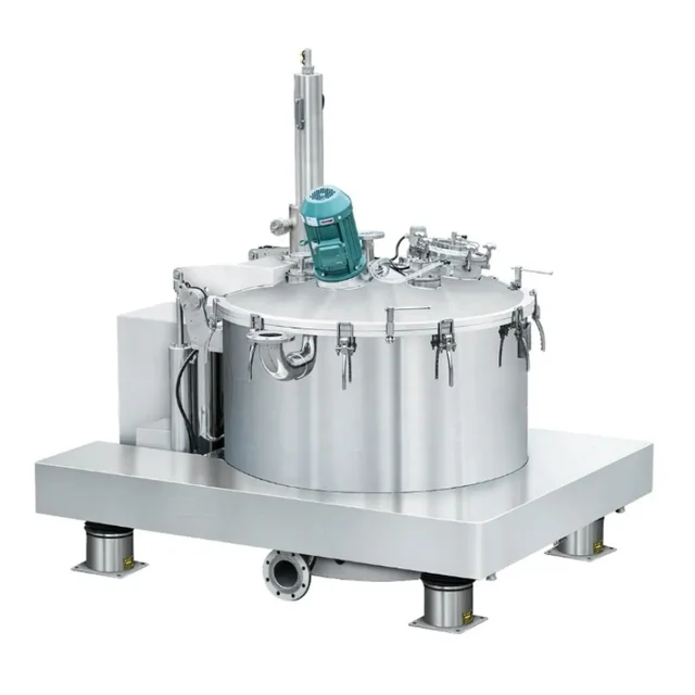 LGZ Vertical Scraper Bottom Discharge Type Basket Centrifuges Machine Industrial for Solid Liquid Separation