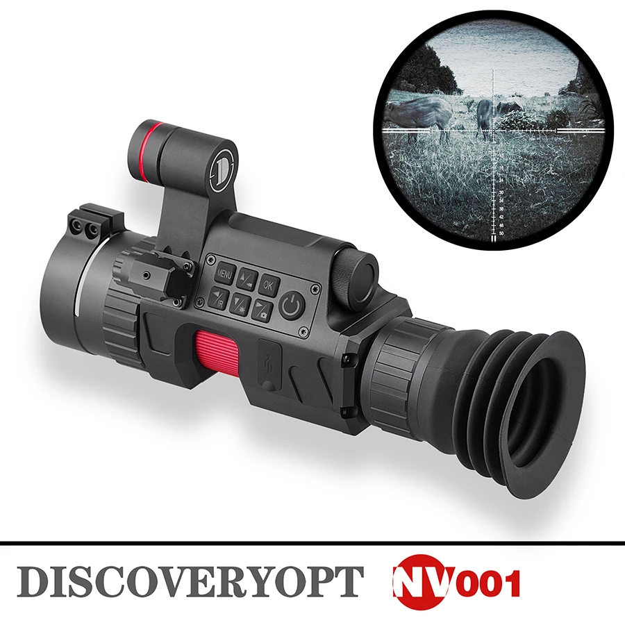 Discovery New Night Vision Nv001 1080p Thermal Scope With Video