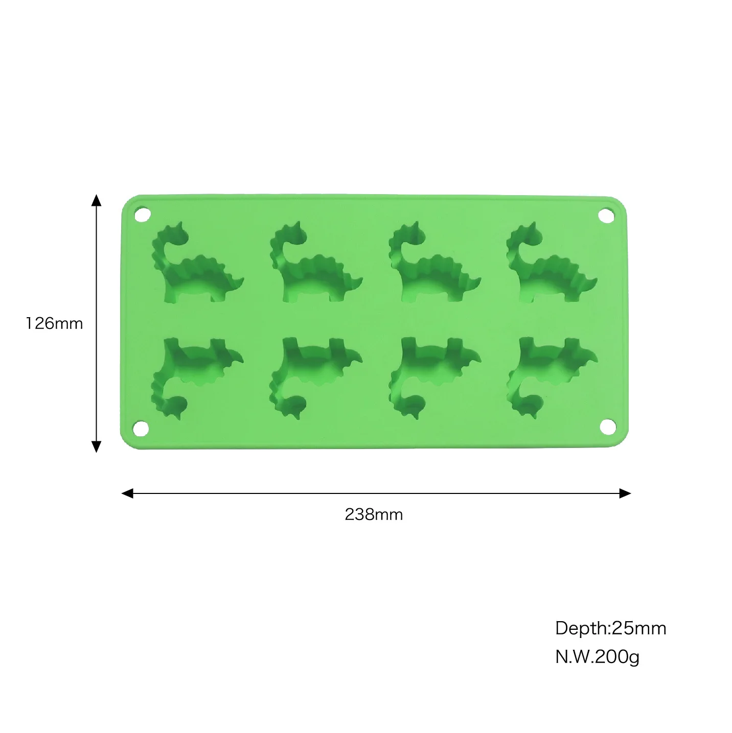 Creative Small Dinosaur 8-Grid Silicone Ice Tray Chic Animal-Theme Ice Cube Mold for Cake & Ice Cream Tools supplier