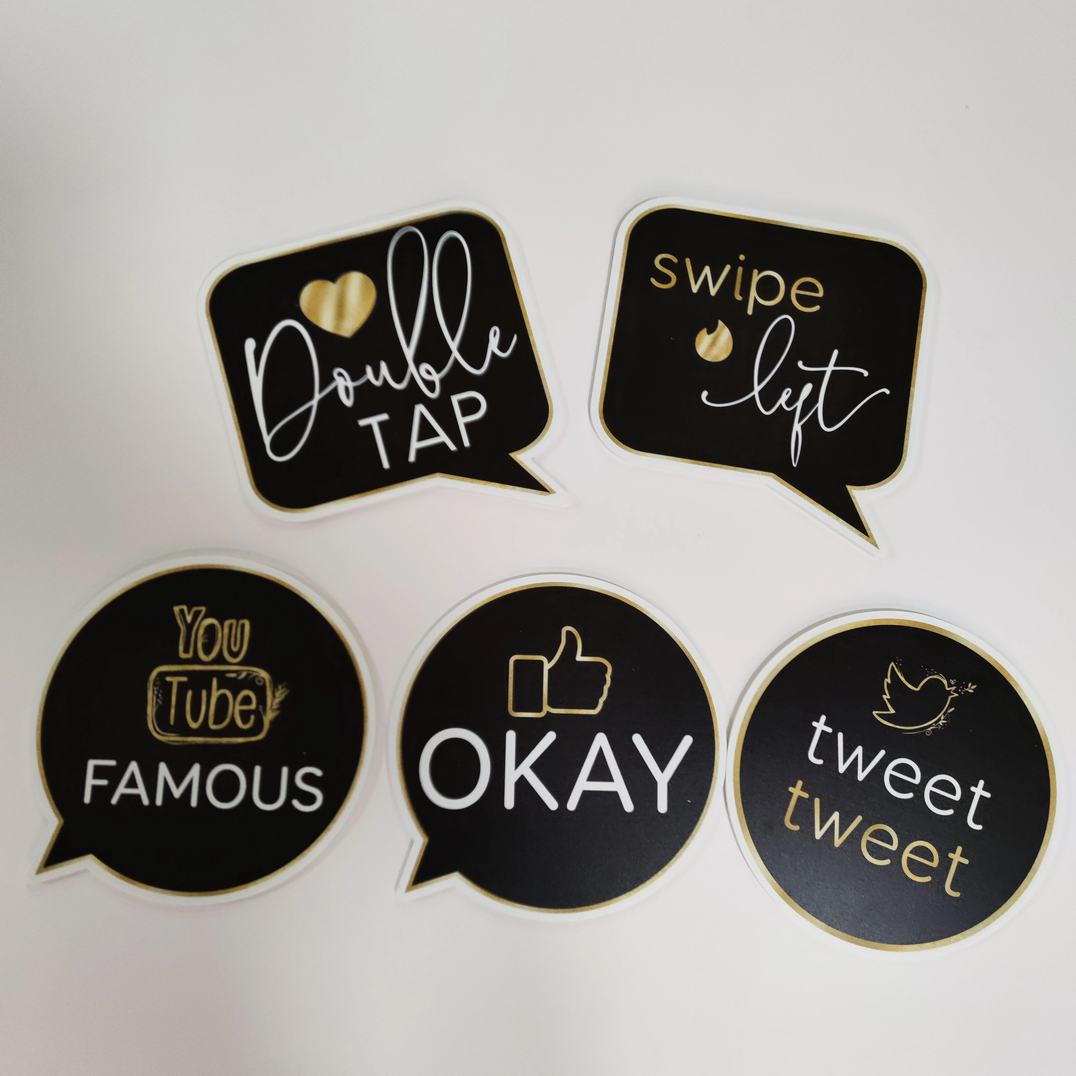 Reception Grab a Prop and Strike a Pose Photo Booth Props Sign Great for Photo Booth at Wedding Decoration Full Color 4 Color