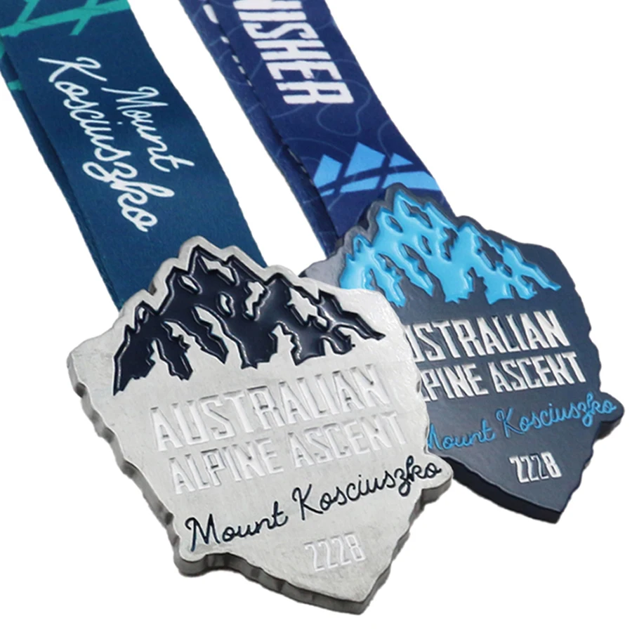 Medal Manufacturer Cheap Custom Zinc Alloy Metal Gold Silver Bronze