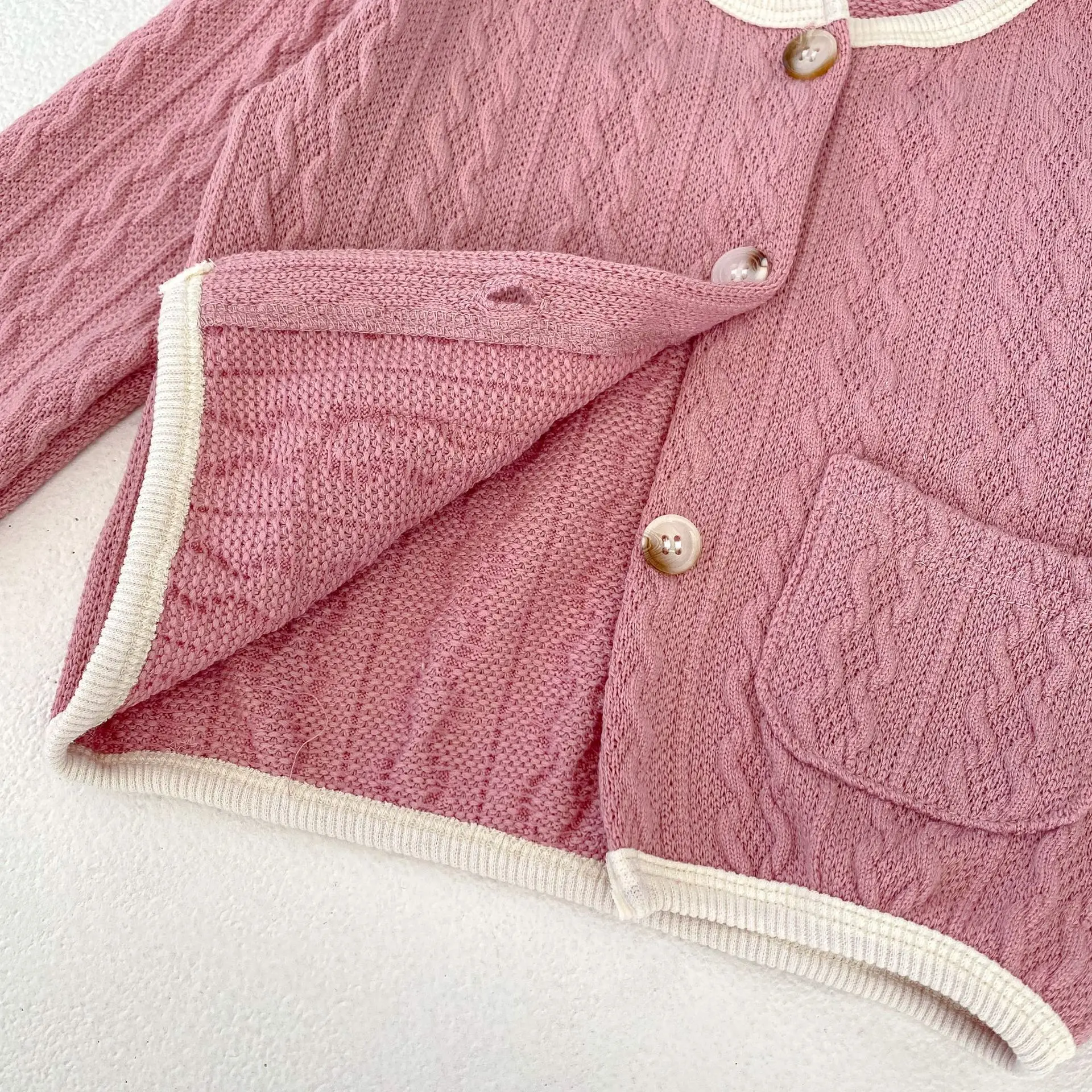 Engepapa Spring Infant 03 Years Old Twist Cardigan Children Boys