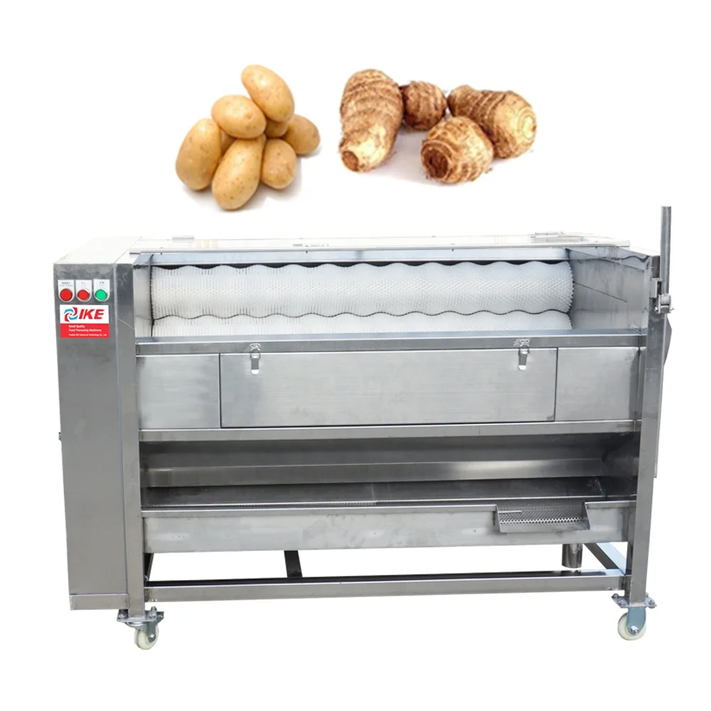 Electric Quickly Potato Peeling And Washing Machine Vegetable Skin Remove And Peeling Machine In Fos