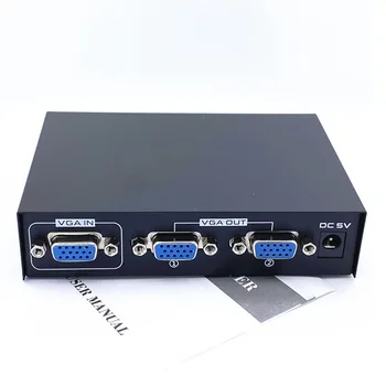 2-Port VGA Switcher - Share 2 Computers With 1 Monitor Or 1 Computer With 2 Monitors