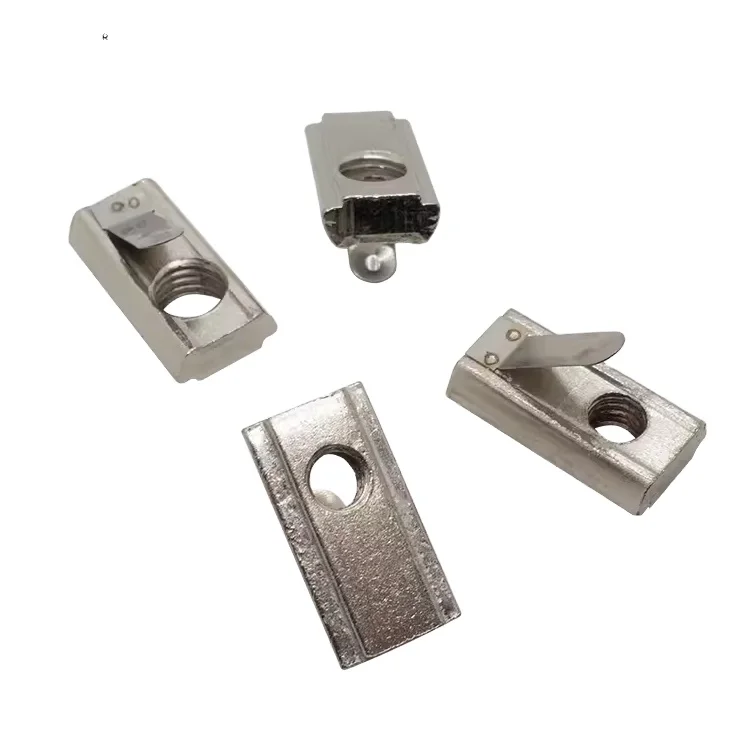 Aluminum Profile Accessories, Spring Nuts, Elastic Positioning Blocks, 30/40 Aluminum Profiles, M3-M4-M5-M6-M8