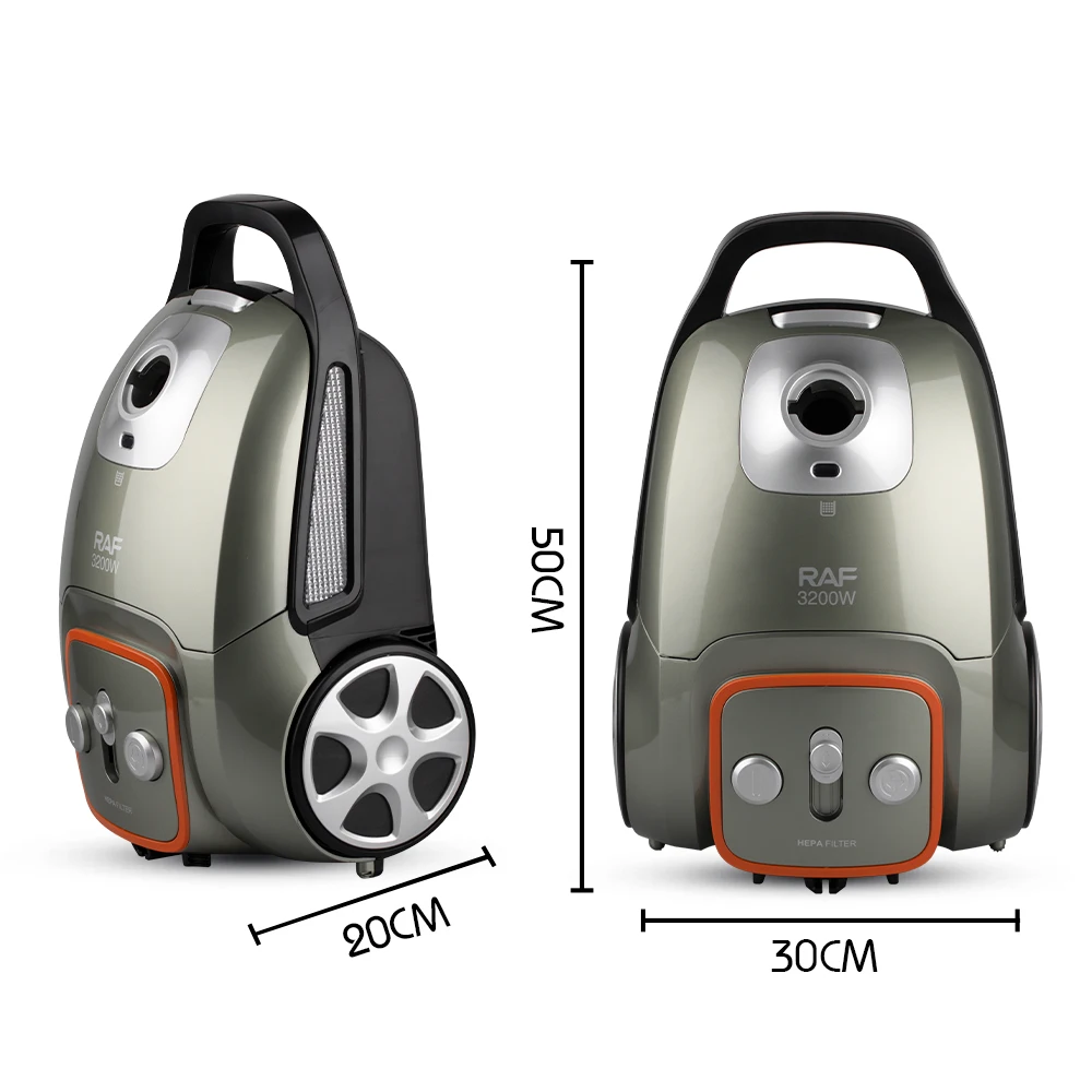 High Quality Easy Operating Home Office Electric Portable 1600W 3L Vacuum Cleaner Reusable Bag