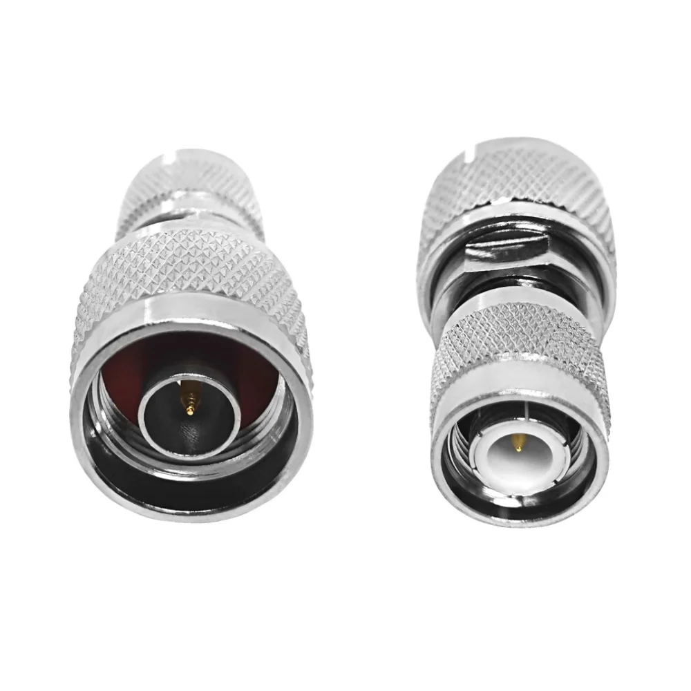 Rf Coax Cable Coaxial Connector Tnc Male Plug to N Male Plug Adaptor Converter Connecteur in Stock ROHS Adapter