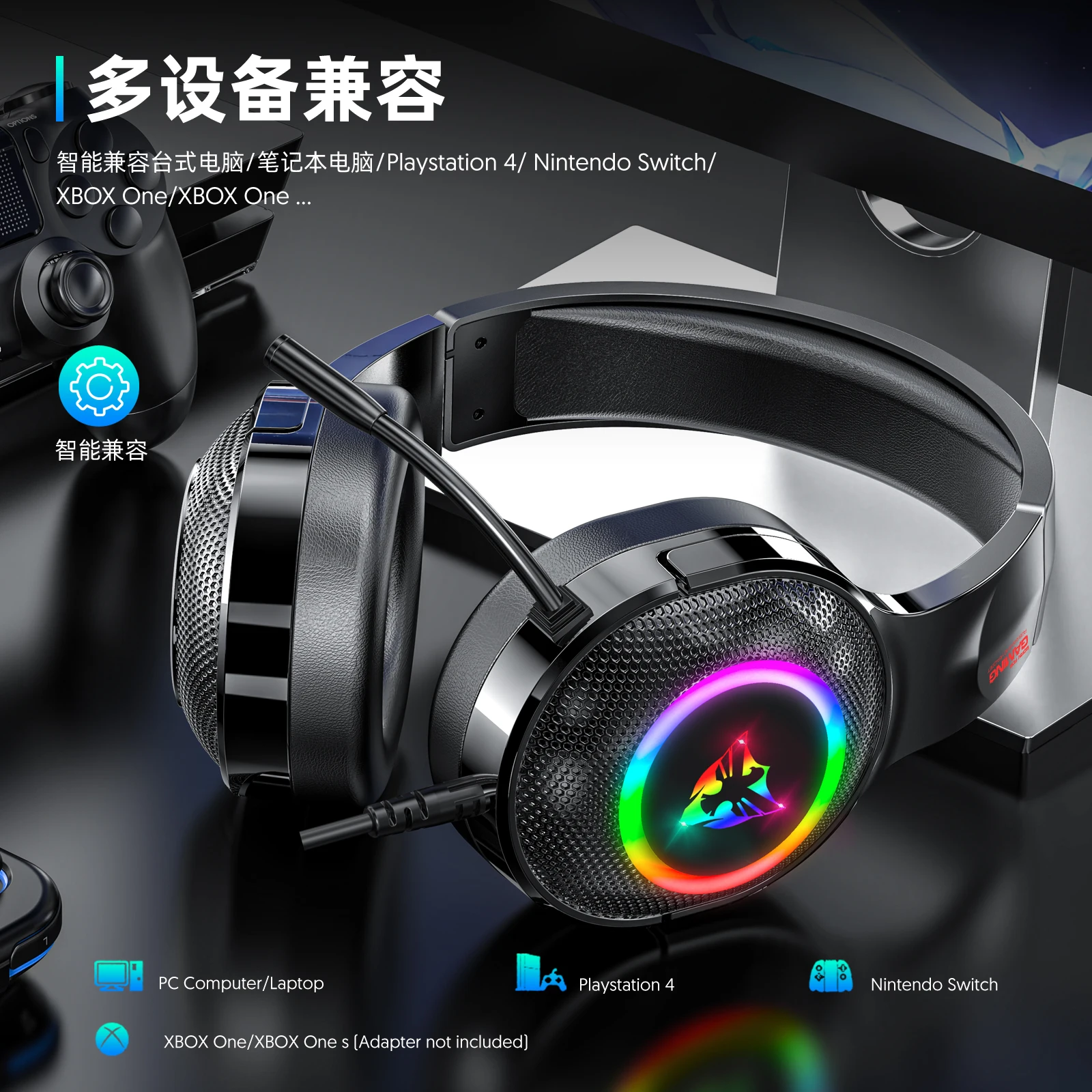 Headset gaming best sale rexus hx8