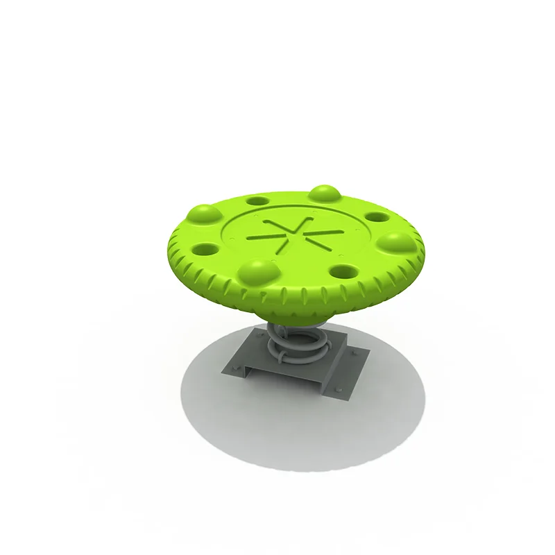 High-quality Children's Mini Spring Seat Outdoor Playground Plastic Seesaw Customizable plum Blossom Pile