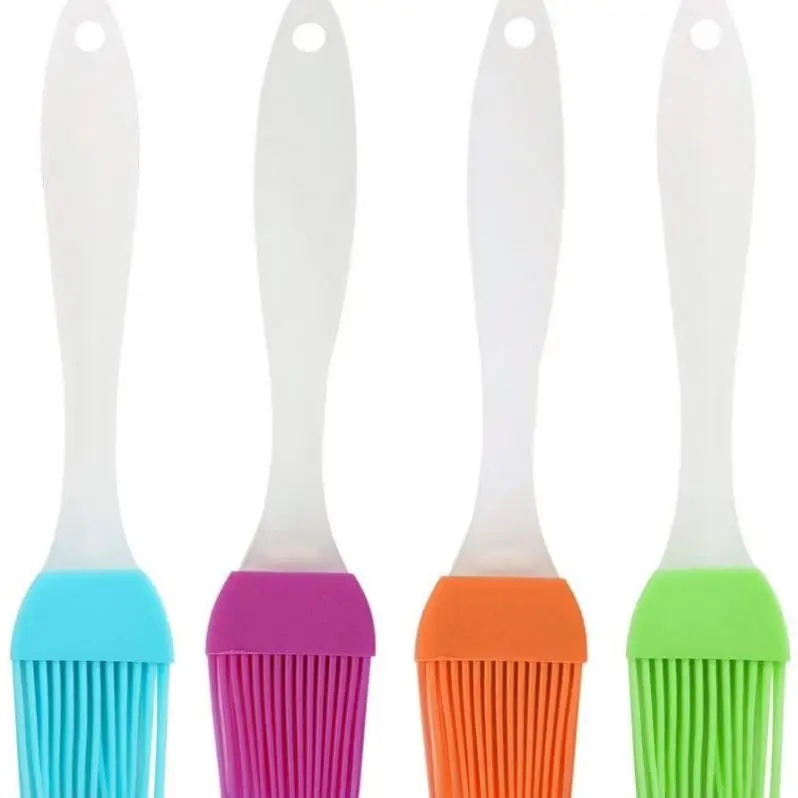 Customized Baking Bakeware Pastry Oil Brush for BBQ Wholesale Durable BBQ Silicone Brush Basting Oil Pastry OEM & ODM Oil Brush