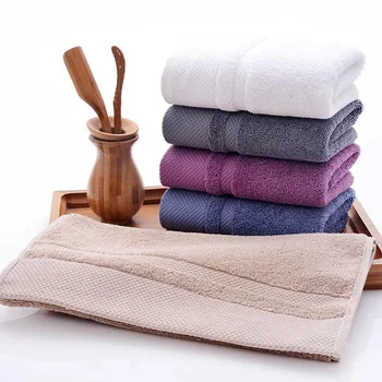 100% pure cotton towel low price wholesale and hot selling high quality Comfortable  accept Customized  color and logo  towel