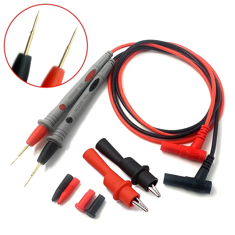 1000V 20A Digital Multimeter Multi Meter Test Lead Probe Wire Pen Cable 